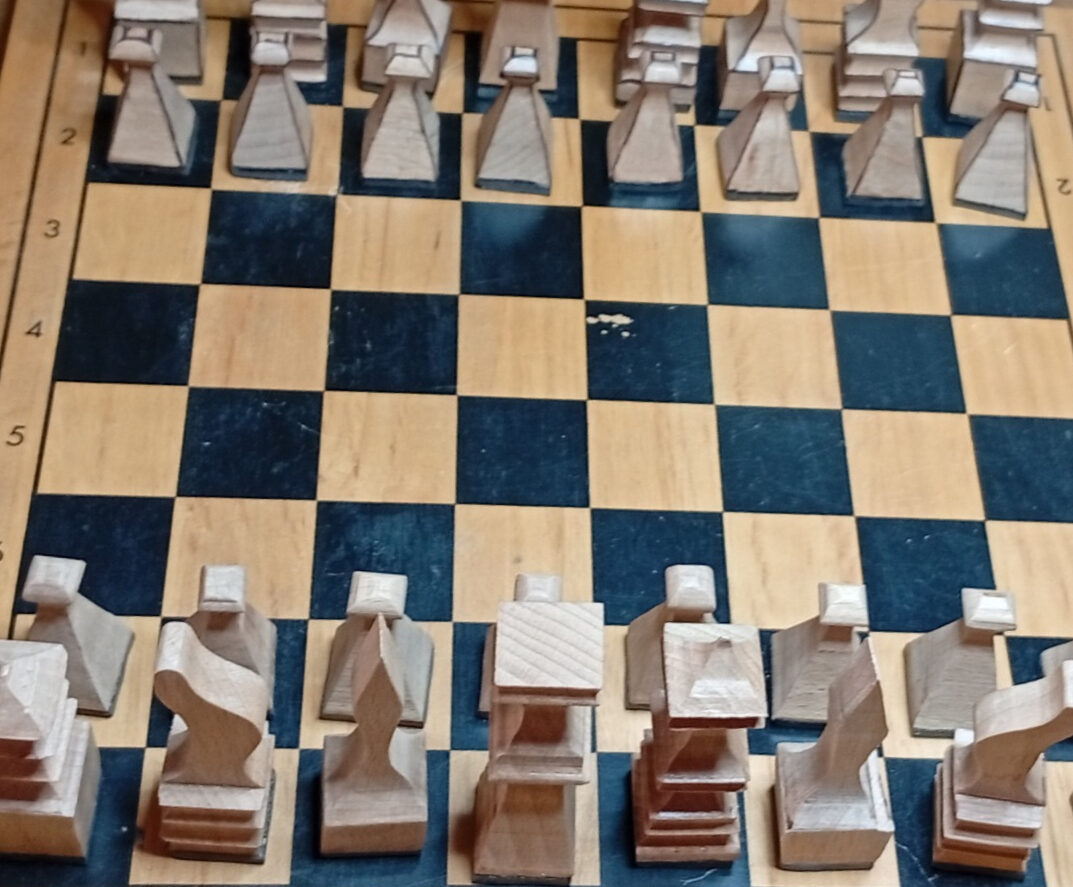 Échiquier pièces chantournage 3d